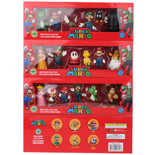 Figuras de acción de Super Mario Bros, 12 piezas/24 piezas/48 piezas,  Kawaii Bowser, Anime