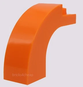 Lego 4x arco naranja 1 x 3 x 2 parte superior curva - Imagen 1 de 1