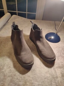 Womens Pedro Garcia Paule Fox Castoro Gray Suede Pull On Boots 9.5 USA 40 EU - Picture 1 of 9