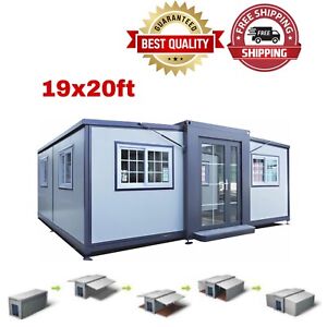 Mobile Home Expandable  Prefab Container 19x20ft