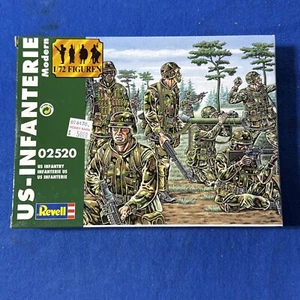 Revell 02520 U.S. Infantry Troops Modern Soldiers Figures 1:72 Scale Kit New - Picture 1 of 3