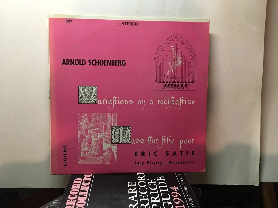 ARNOLD SCHOENBERG - Variations on a Recitative ~COUNTERPOINT/ESOTERIC 5507 RARE - Image 1 of 1
