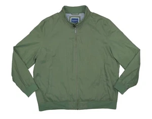 Club Room Regular-Fit Full Zip Flight Bomber Men's Coat XXL NWT Olive - Picture 1 of 3