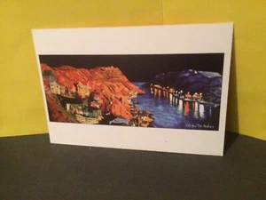 St John’s Newfoundland Art Postcard,Harbour Scene - Imagen 1 de 2