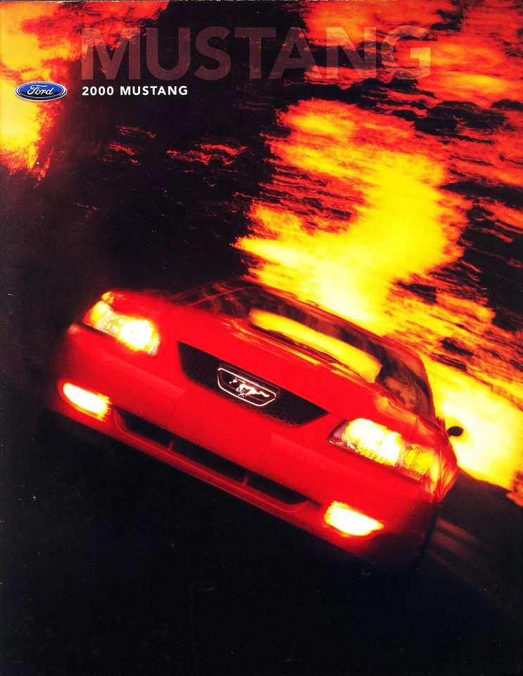 2000 Ford Mustang GT & Mustang Folder Style Dealer Sales Brochure - Image 1 of 1