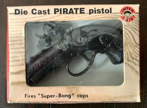 Inter Toy Miniature Die Cast Pirate pistol Super-bang caps NIB - Picture 1 of 3