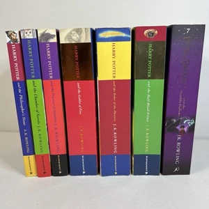 Harry Potter The Complete Book Set X 7 Bundle - Picture 1 of 11