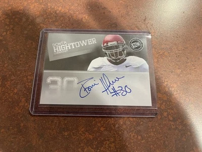 DONT'A HIGHTOWER PRESS PASS AUTOGRAPH AUTO RC ALABAMA CRIMSON TIDE PATRIOTS - Image 1 of 2