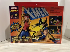 Kotobukiya Marvel X-Men '92 Series WOLVERINE & JUBILEE 2-Pack ARTFX+ Statue NIB - Picture 1 of 6