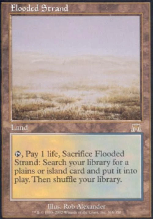 Flooded Strand - Medium Play MTG Onslaught - Image 1 of 1