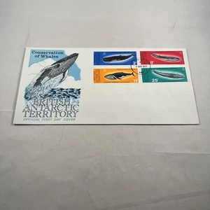 1977 Antarctic Territory Conservation Of Whales FDC First Day Of Issue Cover - Picture 1 of 7