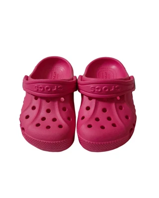 Zuecos clásicos Crocs rosas para niña pequeña - talla c6 Foto 1 de 4