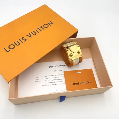 Auténtico Louis Vuitton Monograma Multicolor GD Pulsera Cellule M92593 con Caja BA110359 Foto 1 de 4