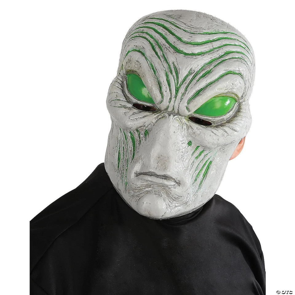Adults Light-Up Gray Alien Mask - Image 1 of 1