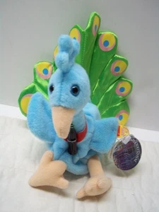 1999 Coca Cola International Pock Peacock Sri Lanka Bean Bag Plush NEW WITH TAGS - Picture 1 of 4