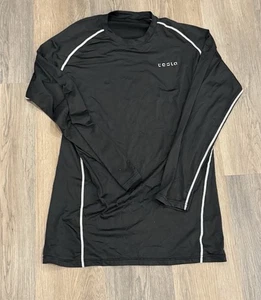 Tesla Shirt Men's Spandex Long Sleeve 19" Armpit to Armpit - Picture 1 of 2