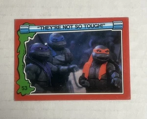 Teenage Mutant Ninja Turtles II TMNT 1991 Movie Topps Card #53 (NM) - Foto 1 di 2