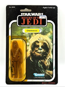 STAR WARS RETURN OF THE JEDI CHEWBACCA 77 BACK 1983 KENNER - Picture 1 of 14