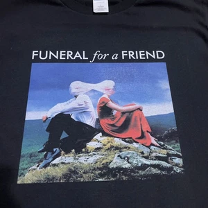Camiseta negra con gráfico de banda FUNERAL FOR A FRIEND talla completa S-5XL - Imagen 1 de 3