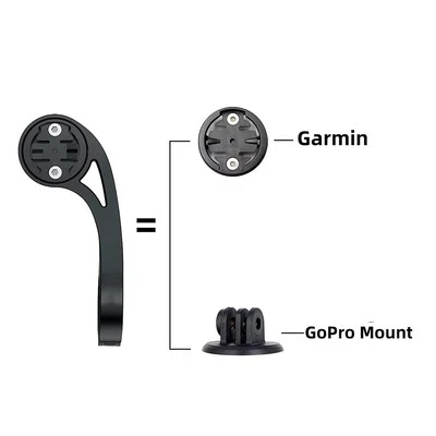 Support de montage d'ordinateur vélo GPS robuste pour Garmin Edge 25 130 200 50 - Immagine 1 di 4