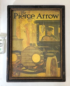 Cartel de letrero Pierce Arrow 1909 vintage antiguo automóvil coche papel madera 18x24 - Imagen 1 de 18