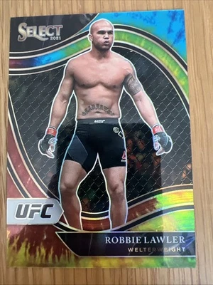 2021 Panini Select UFC Robbie Lawler Octagonside Tie-Dye Prizm /25 - Image 1 of 2