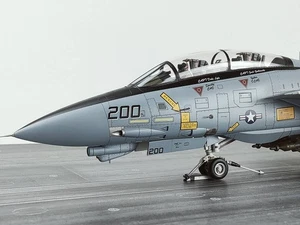 Tamiya 1/48 F‑14A Tomcat VF‑14 “Tophatters”  Built & Painted bs78565t1 - Picture 1 of 10