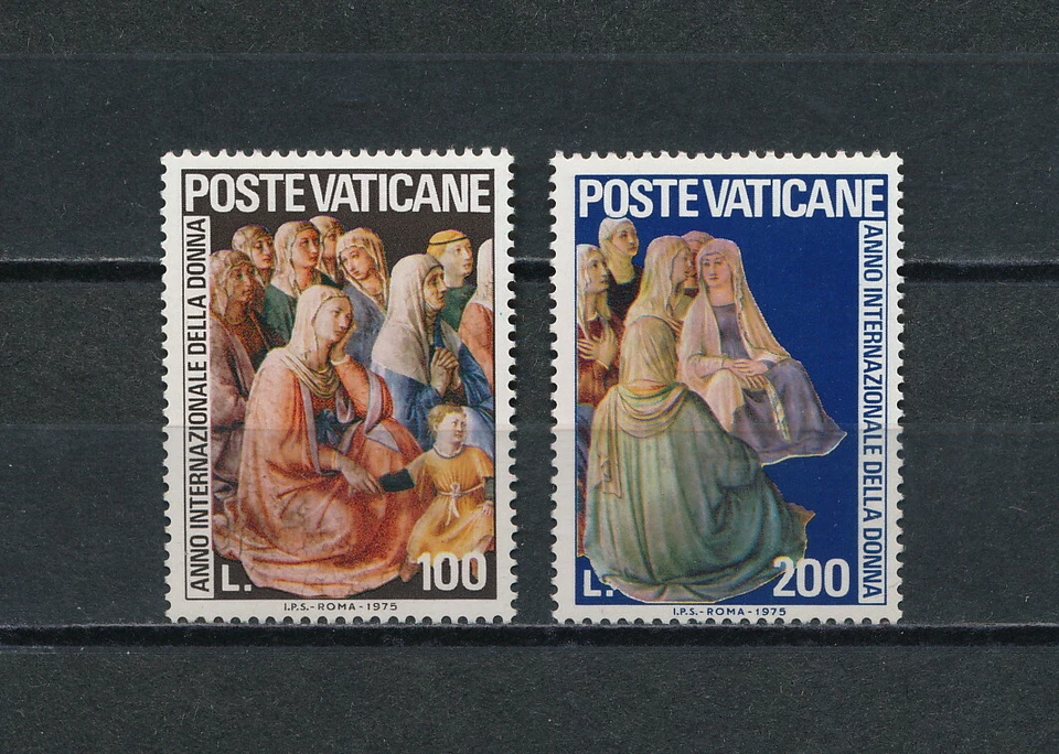 Vatican   588-9 MNH,  Women's Year, 1975 - Image 1 of 1