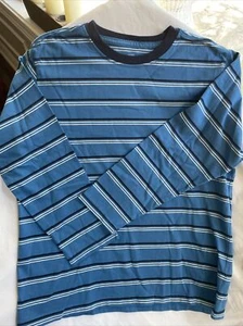NEW Boys Medium Size 8 Long Sleeve Multi Col Tshirt Husky - Picture 1 of 8