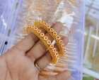 Indian Bollywood Gold Plated 2 Pcs Bangle Wedding Wear Fashion Jewelry A