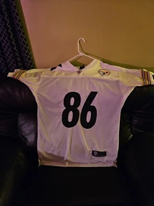 VTG Pittsburgh Steelers Hines Ward #86 White Reebok On Field Jersey Men's XL EUC - Picture 1 of 12
