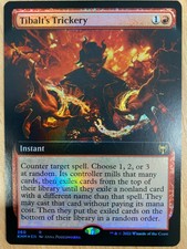 Tibalt's Trickery BORDERLESS FOIL - Kaldheim (Magic/MTG) Near mint