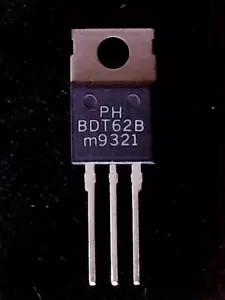 BDT62B - Philips PNP Darlington Transistor -10A -100V (TO-220) GENUINE - Picture 1 of 3