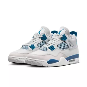 NUEVO Nike Air Jordan 4 Retro Militar Industrial Azul Para Hombre Talla 13 ENVÍO RÁPIDO - Imagen 1 de 8