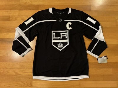 Nueva camiseta 50 Adidas Anze Kopitar Los Angeles Kings Home auténtica negra CA6932 Foto 1 de 4