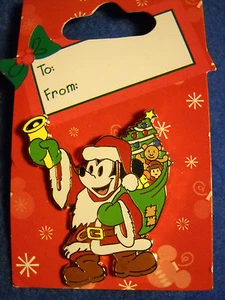 Prendedor Mickey Santa Navidad Vacaciones Disney * - Imagen 1 de 1