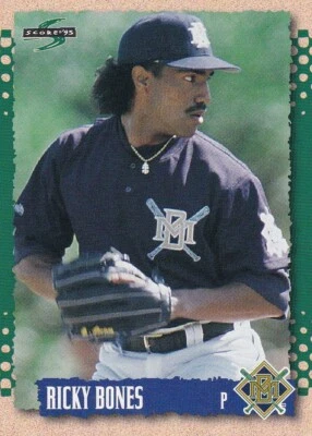 1995 Score #98 Ricky Bones Milwaukee Brewers Baseball Card - Image 1 of 2