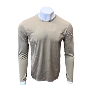 Usèd Excellent Tan Polartec ColdWeather SilkWeight BaseLayer Shirt*mocinc.1982* - Picture 1 of 6