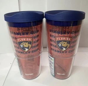 Florida Champions Stanley Cup - Tervis Drink Tumbler 24 Oz (2 PACK) - Picture 1 of 5