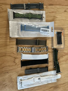 Apple Watch band 38/40 mm bundle bands different colors and designs. - Picture 1 of 4