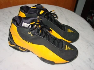 2019 Nike Shox BB4 Black/University Gold AT7843-002 Training Shoes! Size 9 - Picture 1 of 13