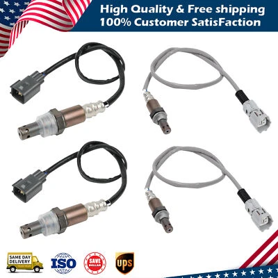 Juego de 4 sensores de oxígeno aguas arriba + aguas abajo 1 y 2 para Lexus LS460 2007 2008-2012 4,6 L Foto 1 de 4