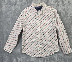 Tommy Hilfiger Button-Up Shirt Long Sleeve Boys Size 6 - Picture 1 of 11