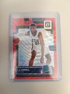 E.J. Liddell 2023 Donruss Optic Asia Tmall Red Wave RC San Antonio Spurs 