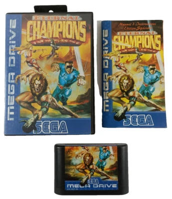 Sega Mega Drive Game In Box With Manual Eternal Champions Fast Tracked Shipping - Image 1 of 3