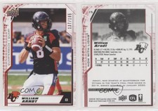 2020 Upper Deck CFL Red /165 William Arndt #15