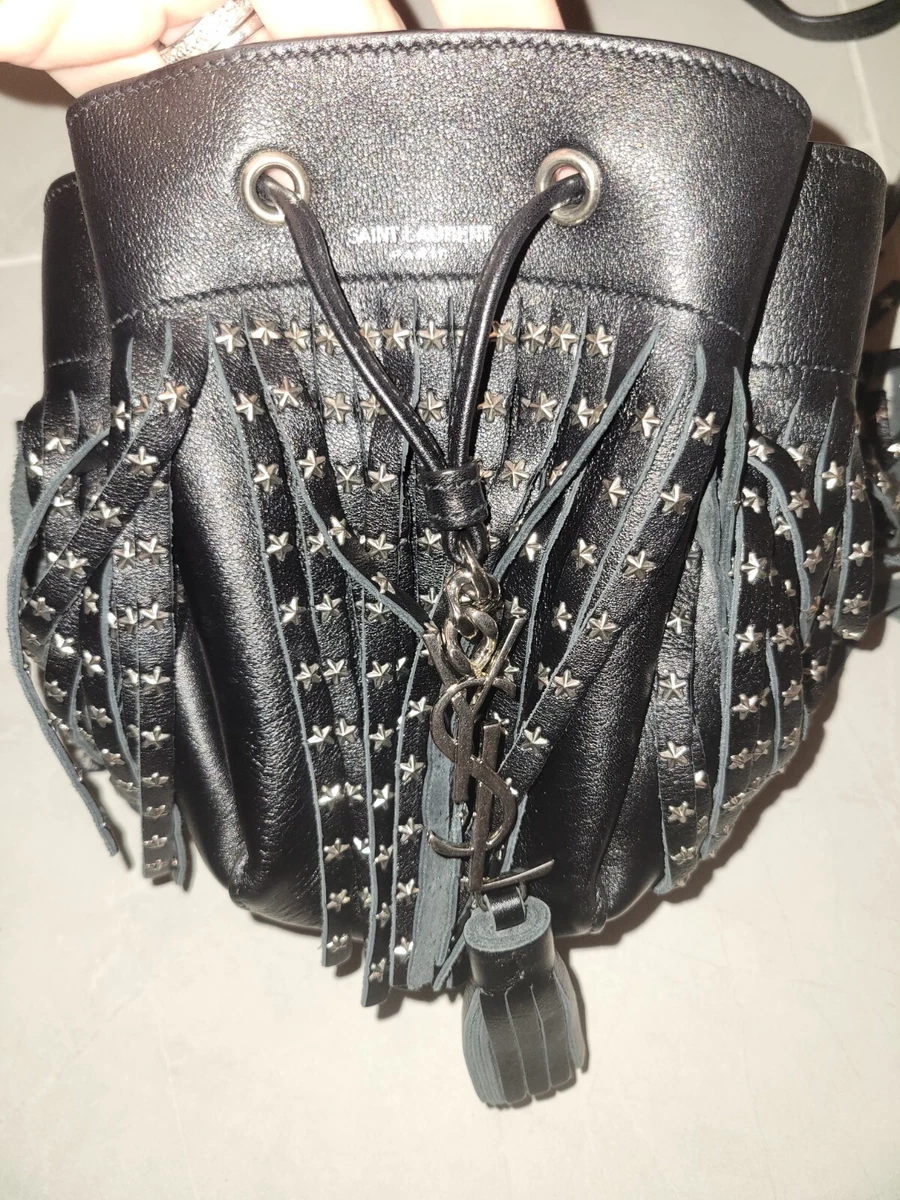 Saint Laurent Fringe Bags & Bucket & Drawstring Bag Handbags for