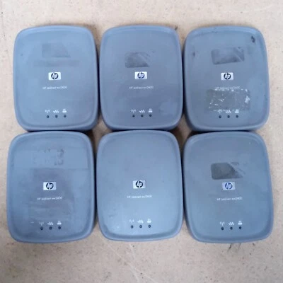Lot of 6- HP J7951G Jetdirect ew2400 Wireless External Print Servers  powers on - Image 1 of 4
