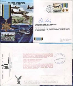 JS45/12DC Sieg in Europa Schild von Flight Lieutenant William Reid VC (J) - Bild 1 von 1
