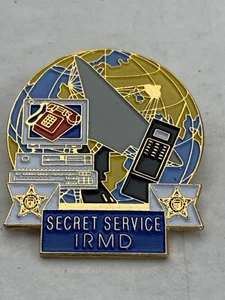 United States Secret Service Information Resources Management Division Lapel Pin - Picture 1 of 2